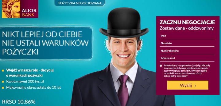 Alior Bank Kredyt gotówkowy